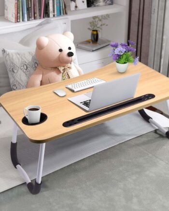 Scrivania Regolabile Pieghevole per Laptop, Multifunzionale, per Letto o Divano