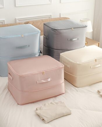 Borsa  Salvaspazio per Stoccaggio a Compressione, Multiuso, Resistente, in Tessuto, per Piumini, Vestiti e Coperte